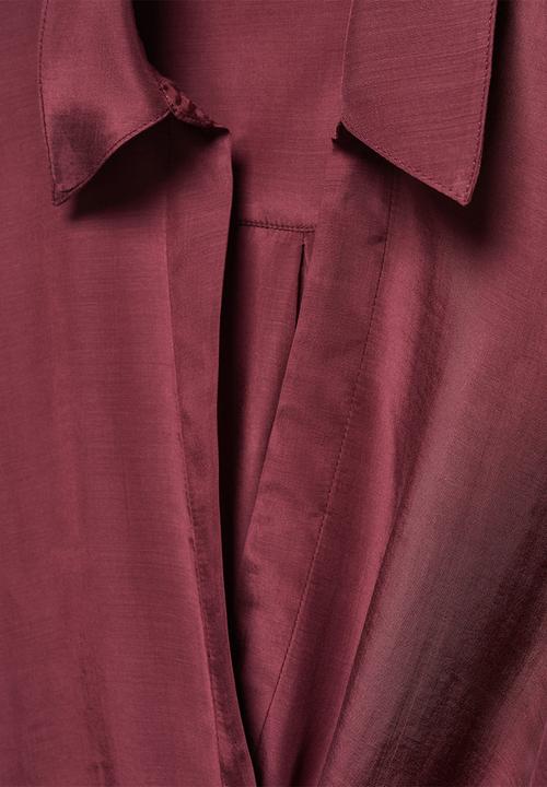 MANGO - Plus blouse teo - dark red