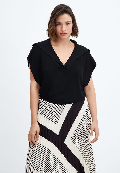 MANGO - Plus skirt lana - light beige