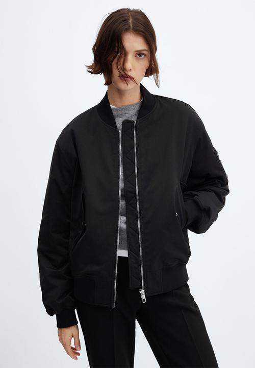 MANGO - Jacket alfa - black