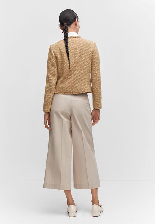 MANGO - Jacket carla - light beige