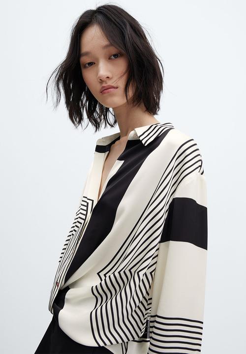 MANGO - Shirt lana - light beige
