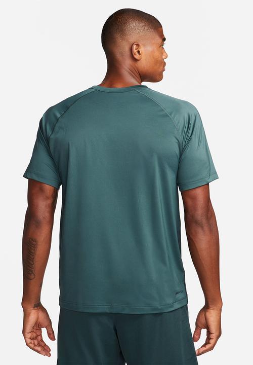 Nike - M nk ready short sleeve - deep jungle & black