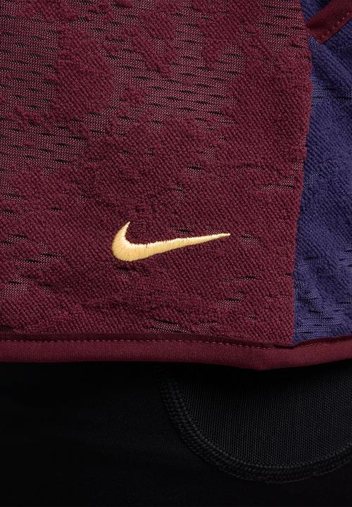 Nike - Trail  Dri-FIT 1/2-zip running top - purple & burgundy