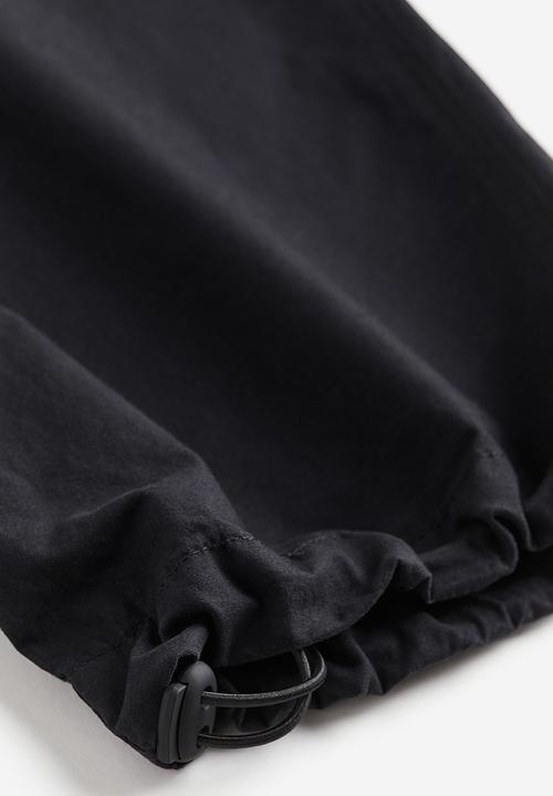 H&M - Loose fit cotton joggers - black