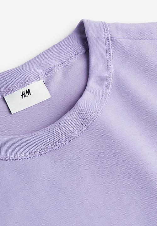 H&M - Coolmax® relaxed fit T-shirt - purple 