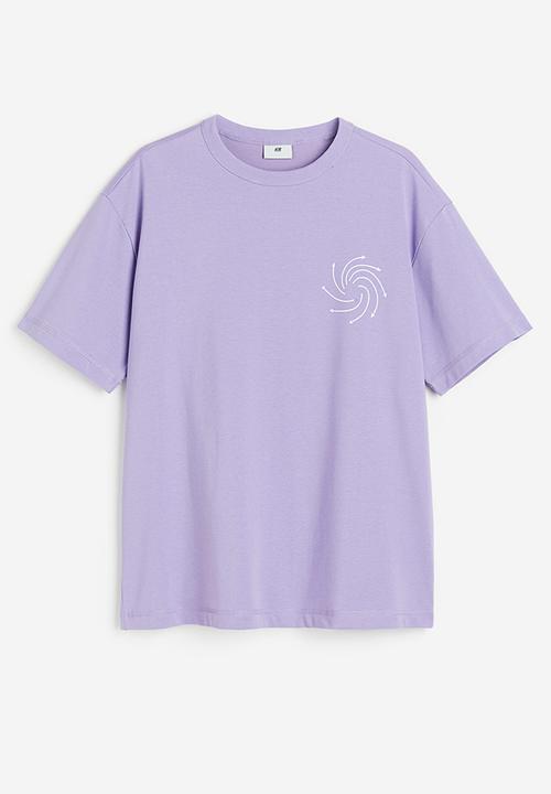 H&M - Coolmax® relaxed fit T-shirt - purple 