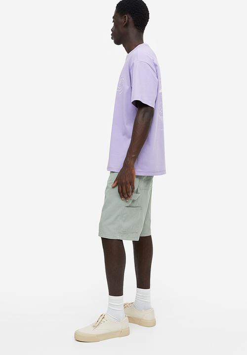 H&M - Coolmax® relaxed fit T-shirt - purple 