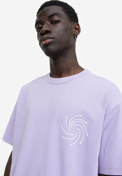 H&M - Coolmax® relaxed fit T-shirt - purple 