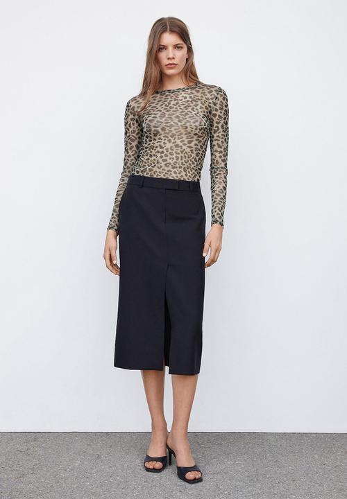 MANGO - T-shirt claude - brown