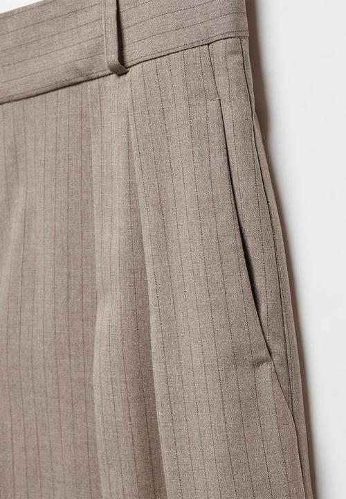 MANGO - Trousers victoria - medium brown