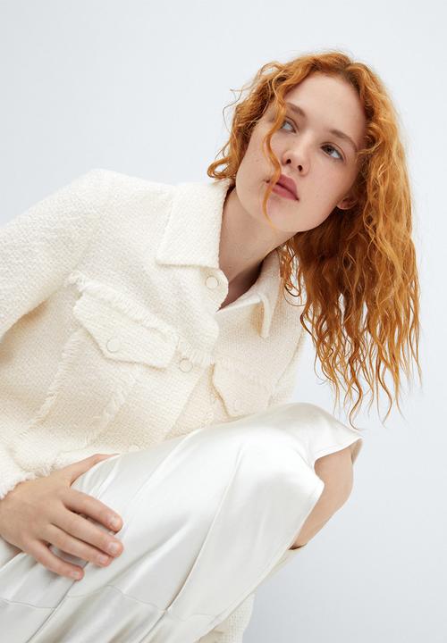 MANGO - Jacket adaya - light beige