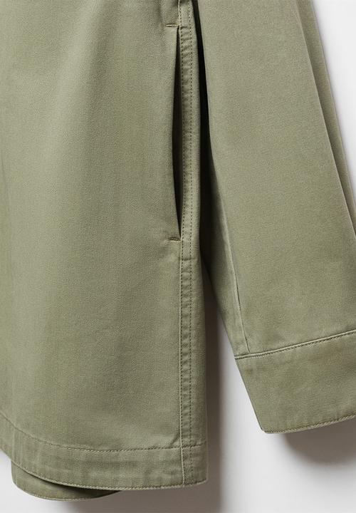 MANGO - Overshirt safari - beige/khaki