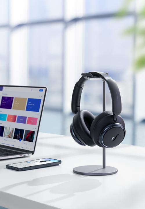 soundcore - Space Q45 Headphones- Black