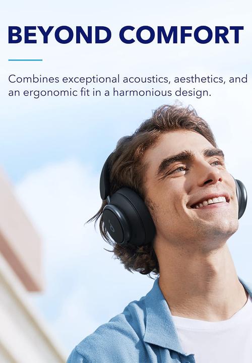 soundcore - Space Q45 Headphones- Black