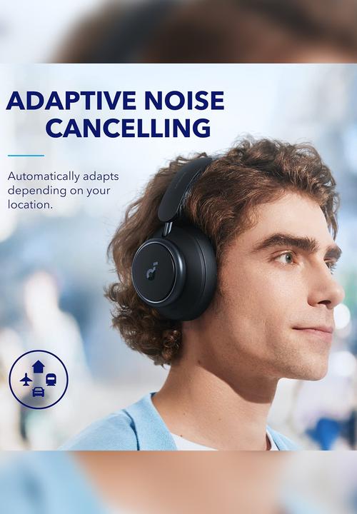 soundcore - Space Q45 Headphones- Black