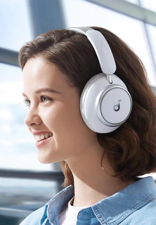 soundcore - Space Q45 Headphones- White