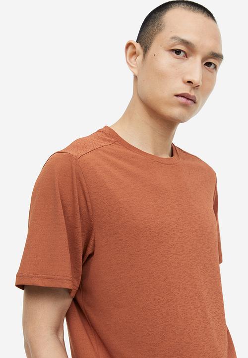 H&M - Drymove™ sports top - light brown