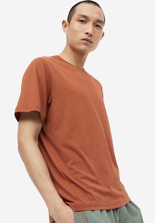 H&M - Drymove™ sports top - light brown