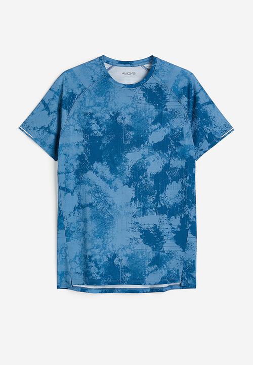 H&M - Drymove™ running top - blue patterned