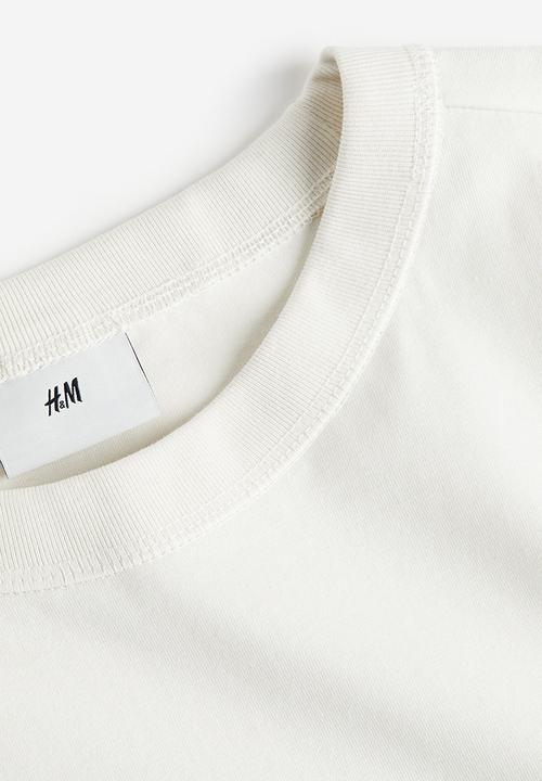H&M - Coolmax® relaxed fit T-shirt - white trust the process