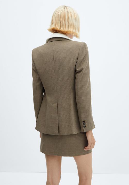 MANGO - Blazer charlota - brown