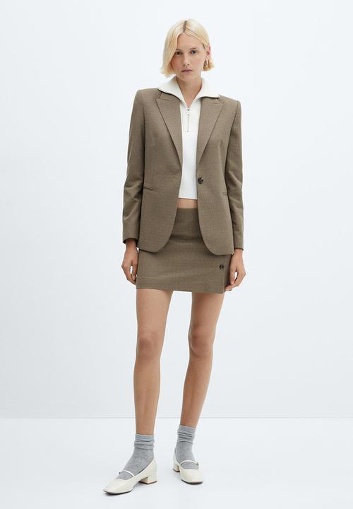 MANGO - Blazer charlota - brown