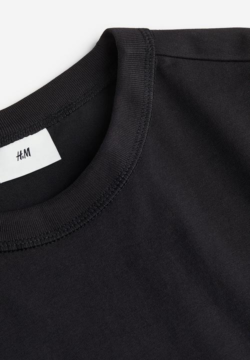 H&M - Coolmax® relaxed fit T-shirt - black geothermal research