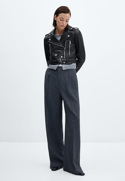 MANGO - Jacket minnie - black