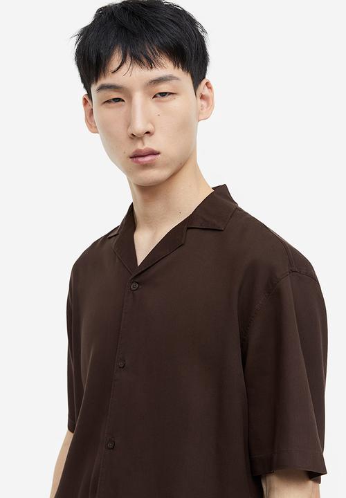 H&M - Regular fit lyocell pyjamas - dark brown