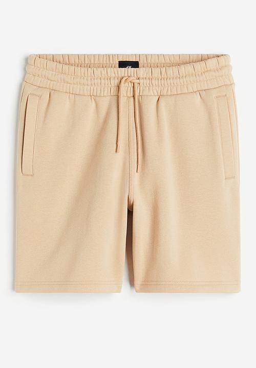 H&M - Regular fit sweatshorts - beige
