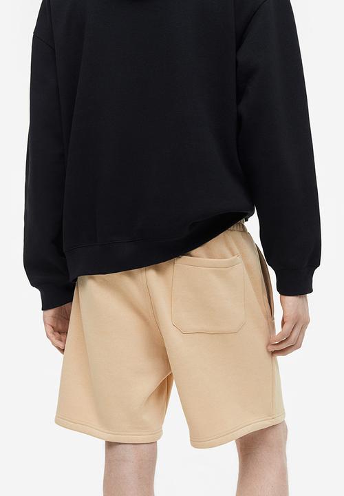 H&M - Regular fit sweatshorts - beige
