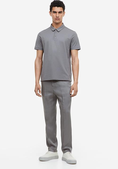 H&M - Coolmax® slim fit polo shirt - grey