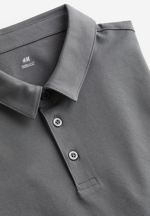 H&M - Coolmax® slim fit polo shirt - grey