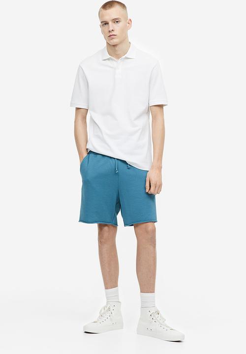 H&M - Regular fit sweatshorts - turquoise