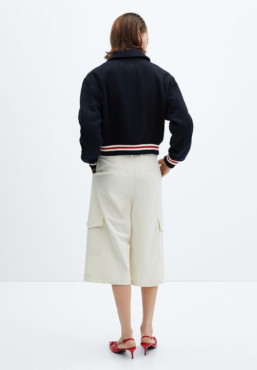 MANGO - Jacket harvard - navy
