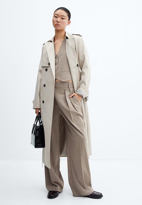 MANGO - Waistcoat victoria - medium brown