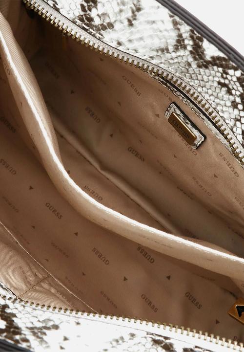 GUESS - Silvana 2 compartment tote - natural