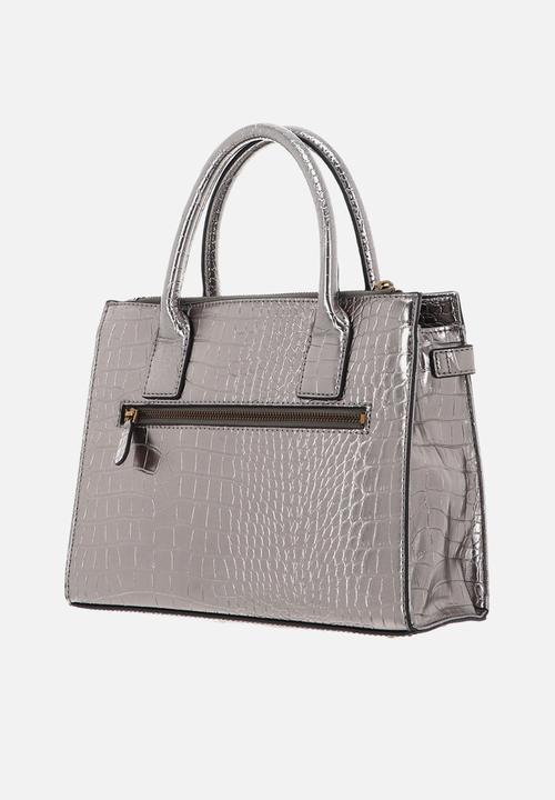 GUESS - Tabata society satchel - pewter