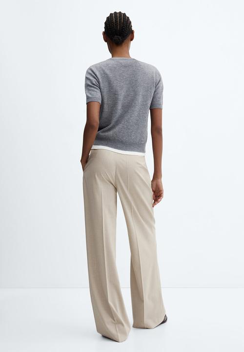 MANGO - Trousers ares - light beige