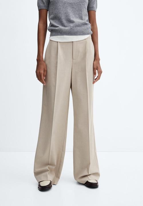 MANGO - Trousers ares - light beige
