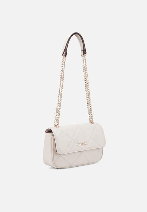 GUESS - Ahb quincey crossbody flap - stone