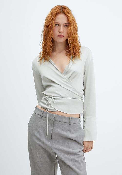 MANGO - Shirt molina - silver