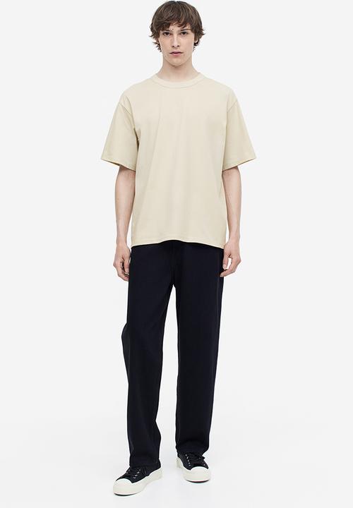 H&M - Coolmax® relaxed fit T-shirt - light beige