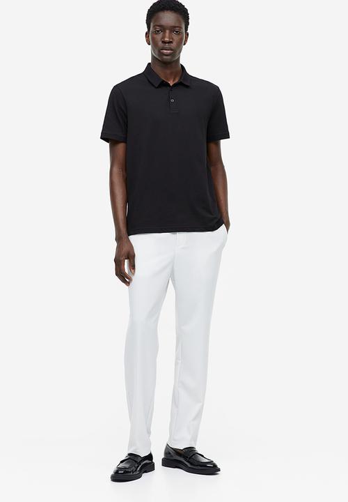 H&M - Coolmax® slim fit polo shirt - black