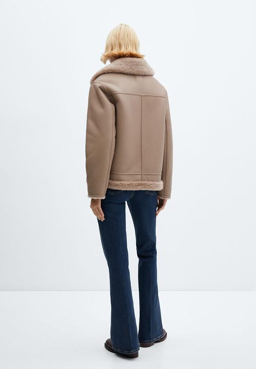 MANGO - Jacket adri - light brown