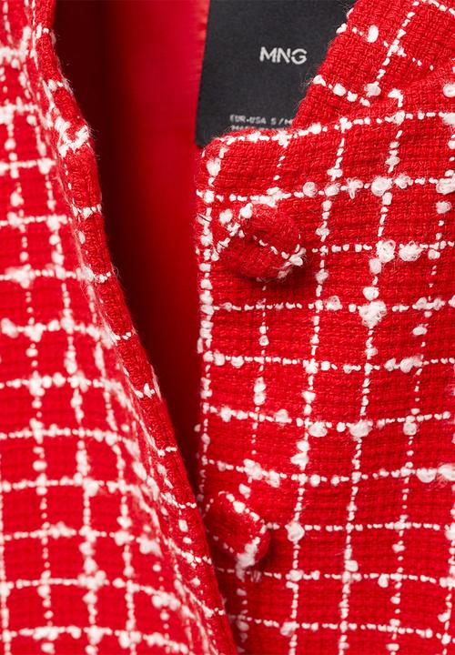 MANGO - Jacket helena - red
