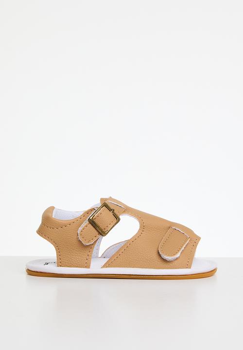 Pop Candy - Open toe buckle sandal - beige