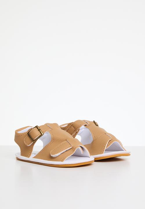 Pop Candy - Open toe buckle sandal - beige