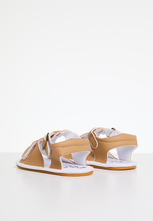 Pop Candy - Open toe buckle sandal - beige