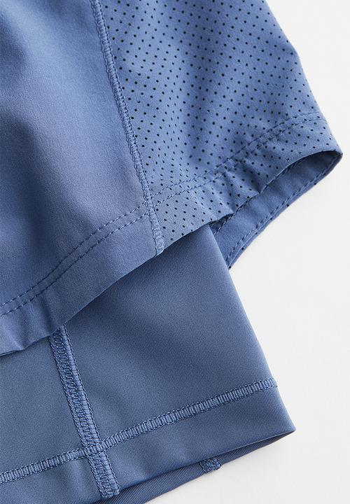 H&M - Drymove™ double-layered running shorts - blue